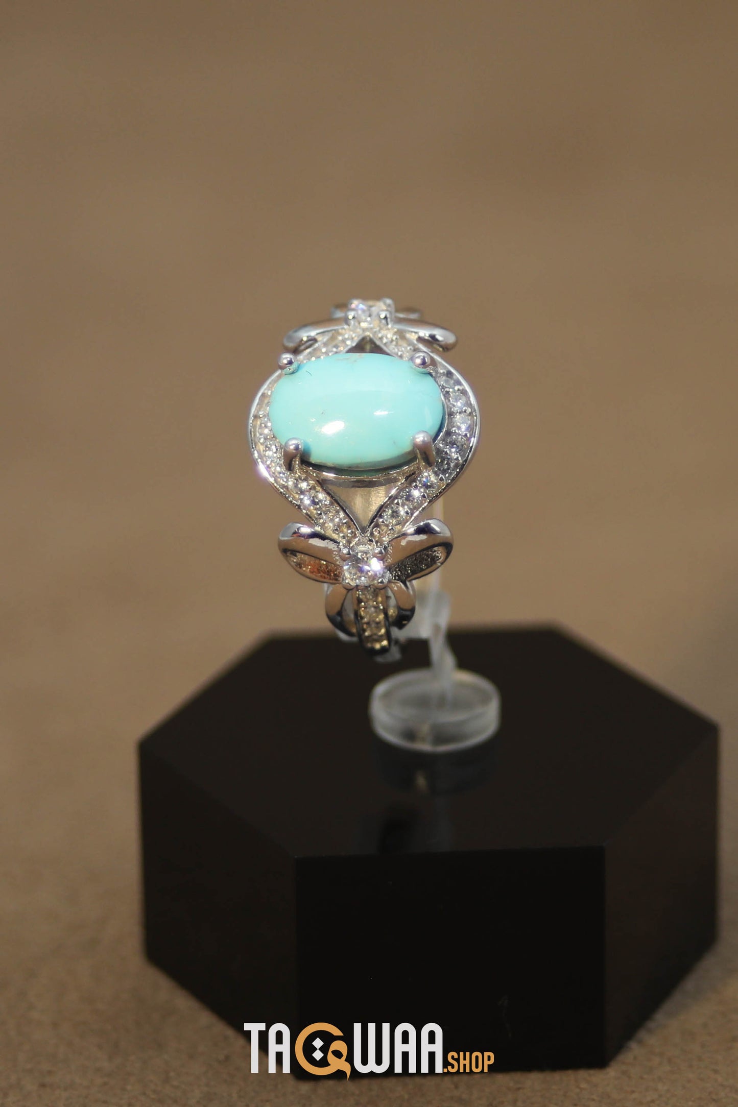 Silver Nishapuri Feroza Ring