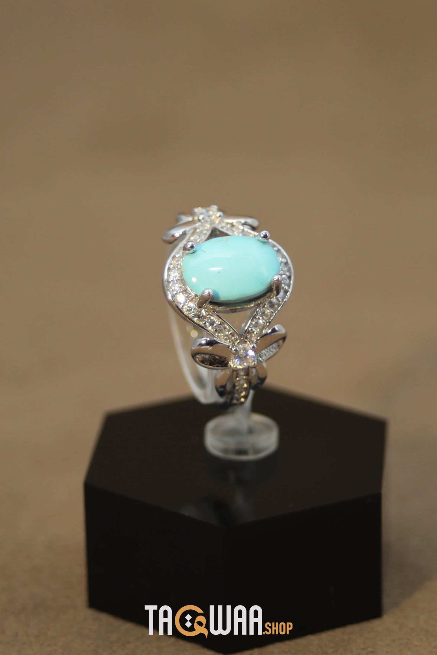 Silver Nishapuri Feroza Ring