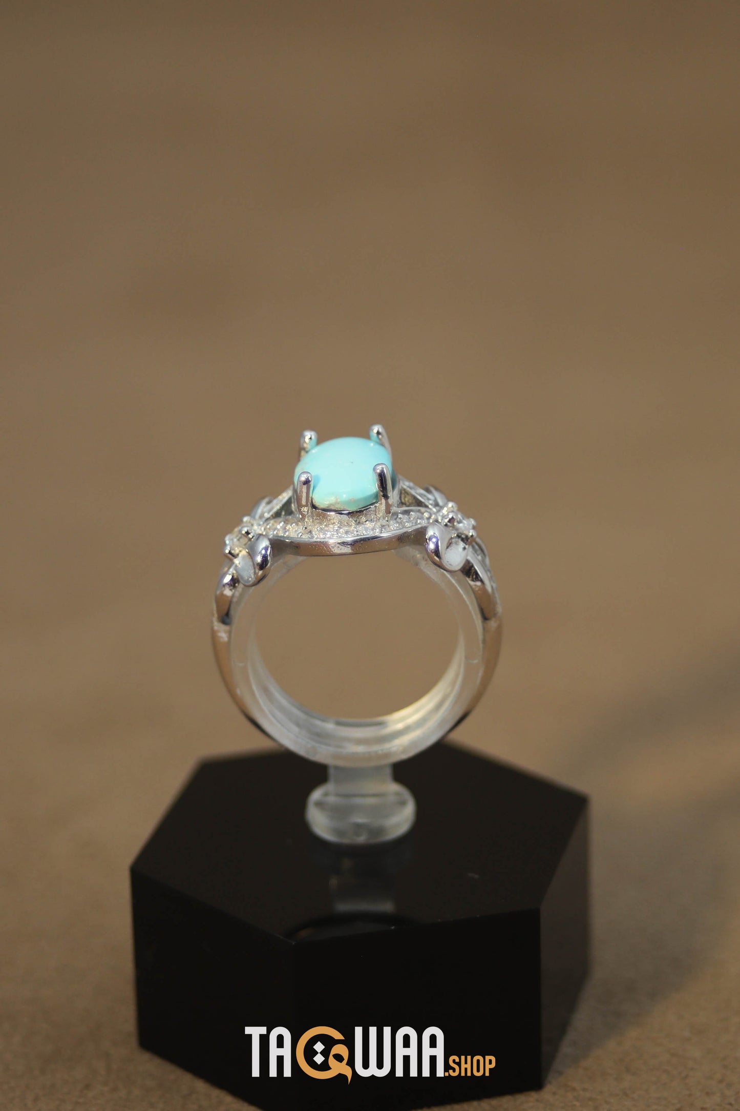 Silver Nishapuri Feroza Ring
