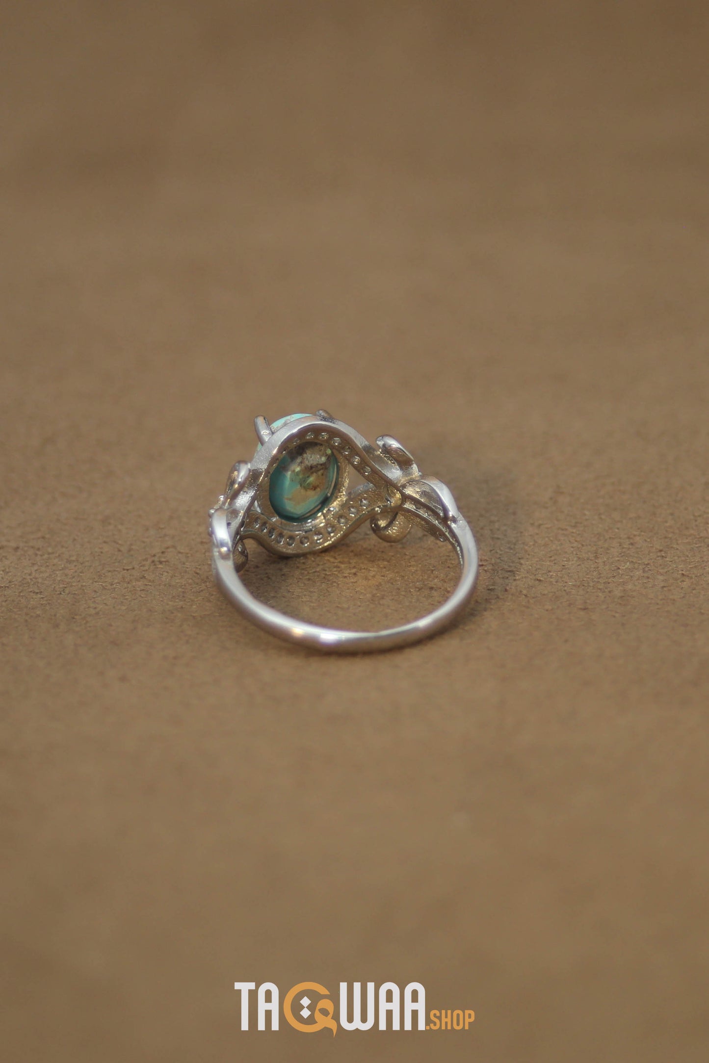 Silver Nishapuri Feroza Ring