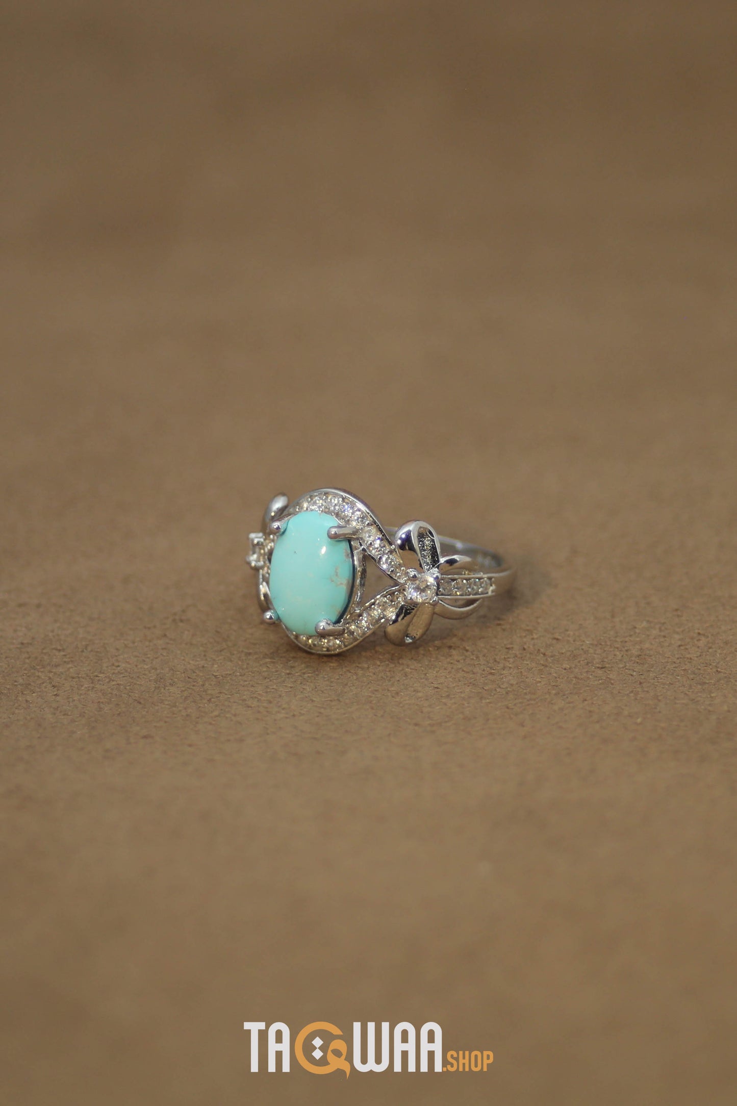 Silver Nishapuri Feroza Ring