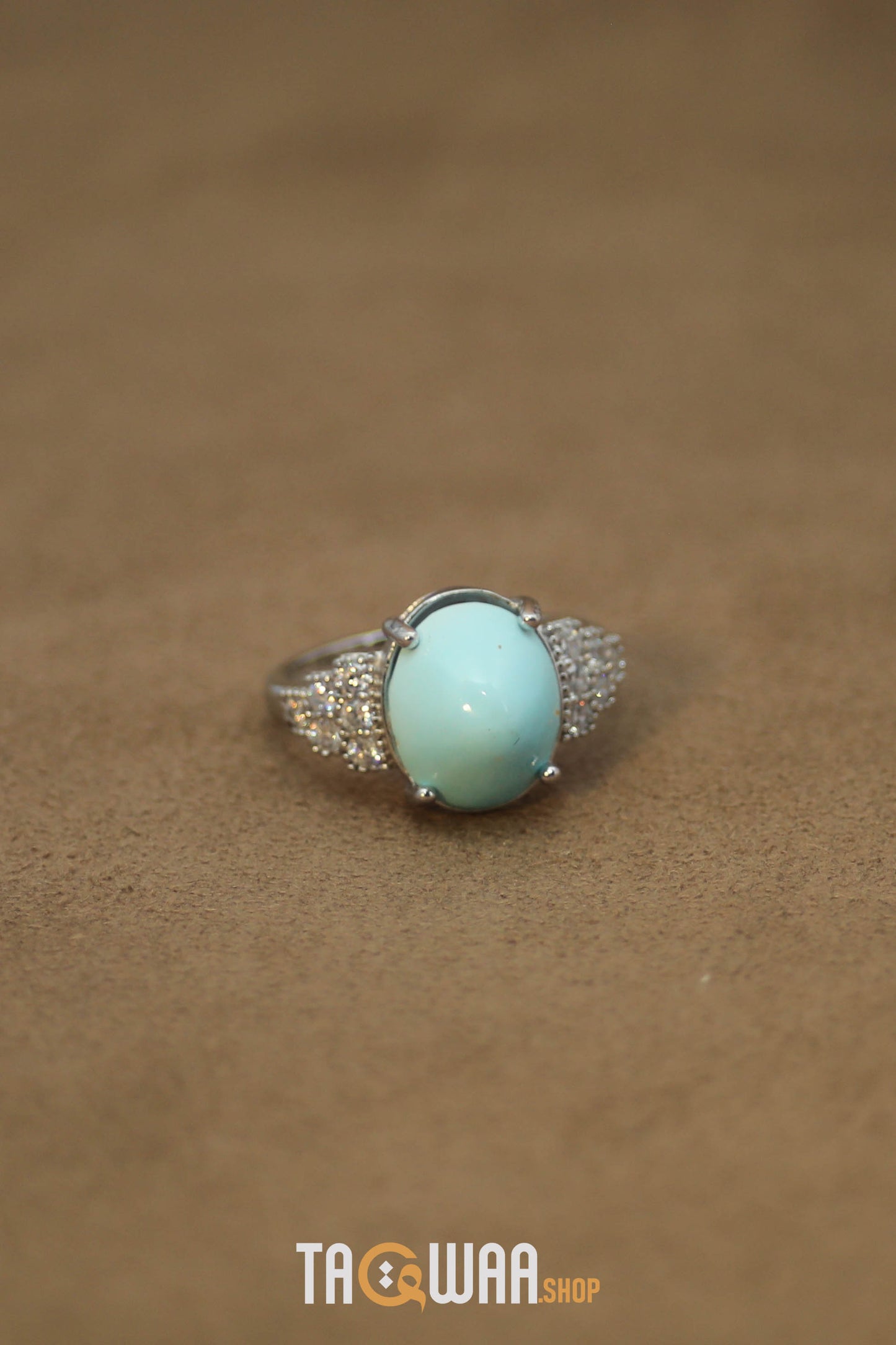 Silver Nishapuri Feroza Ring