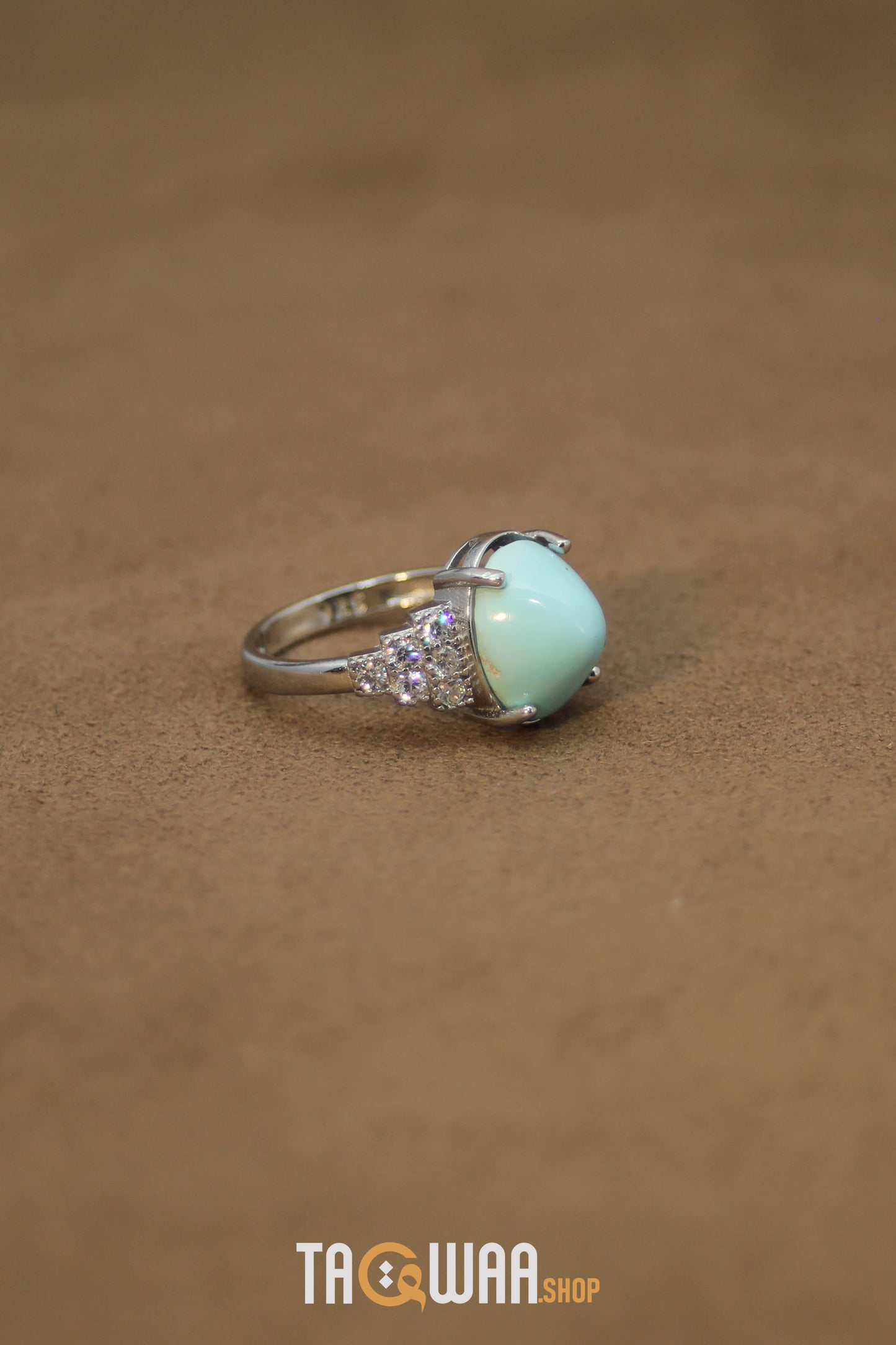 Silver Nishapuri Feroza Ring
