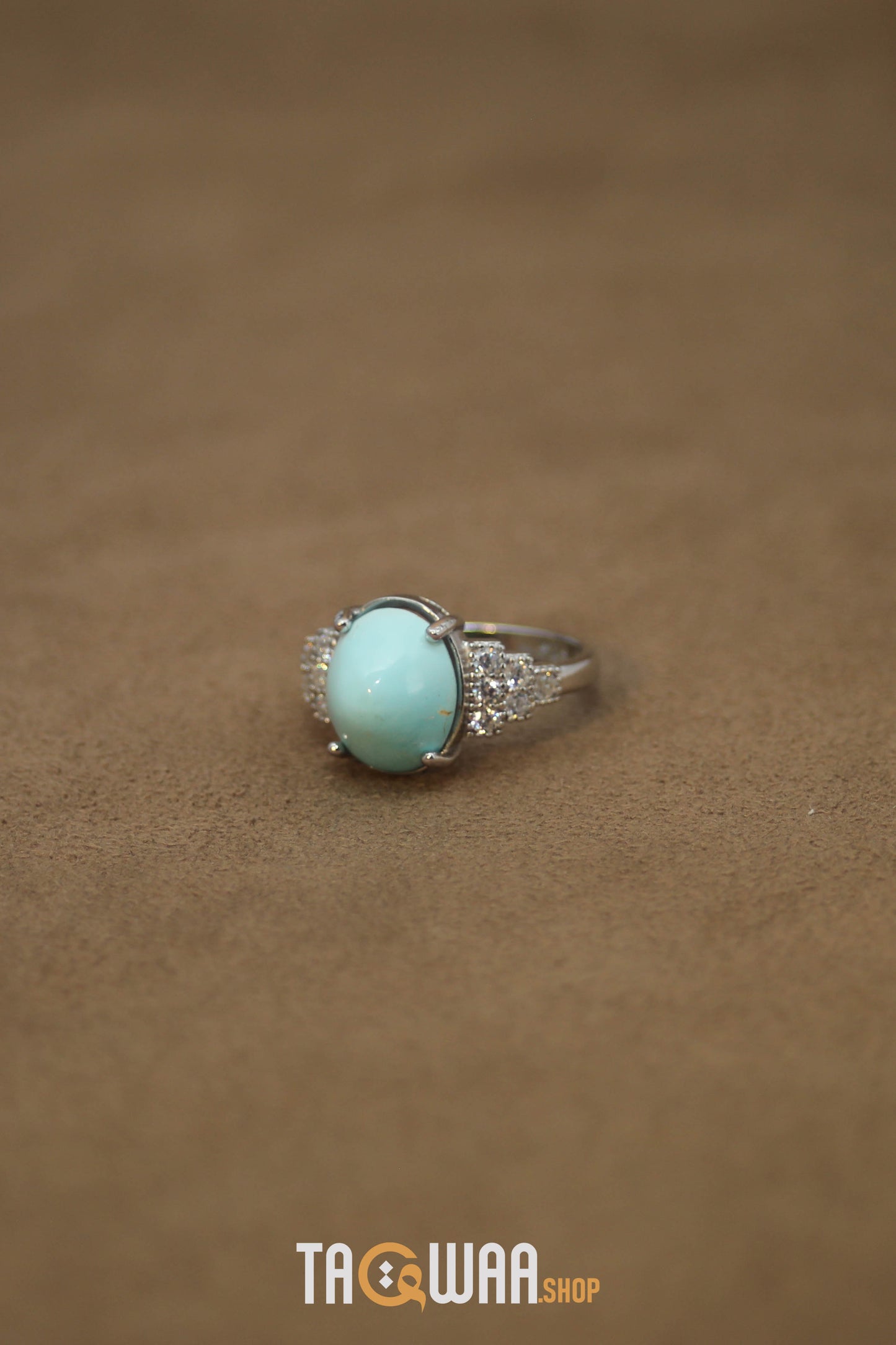 Silver Nishapuri Feroza Ring