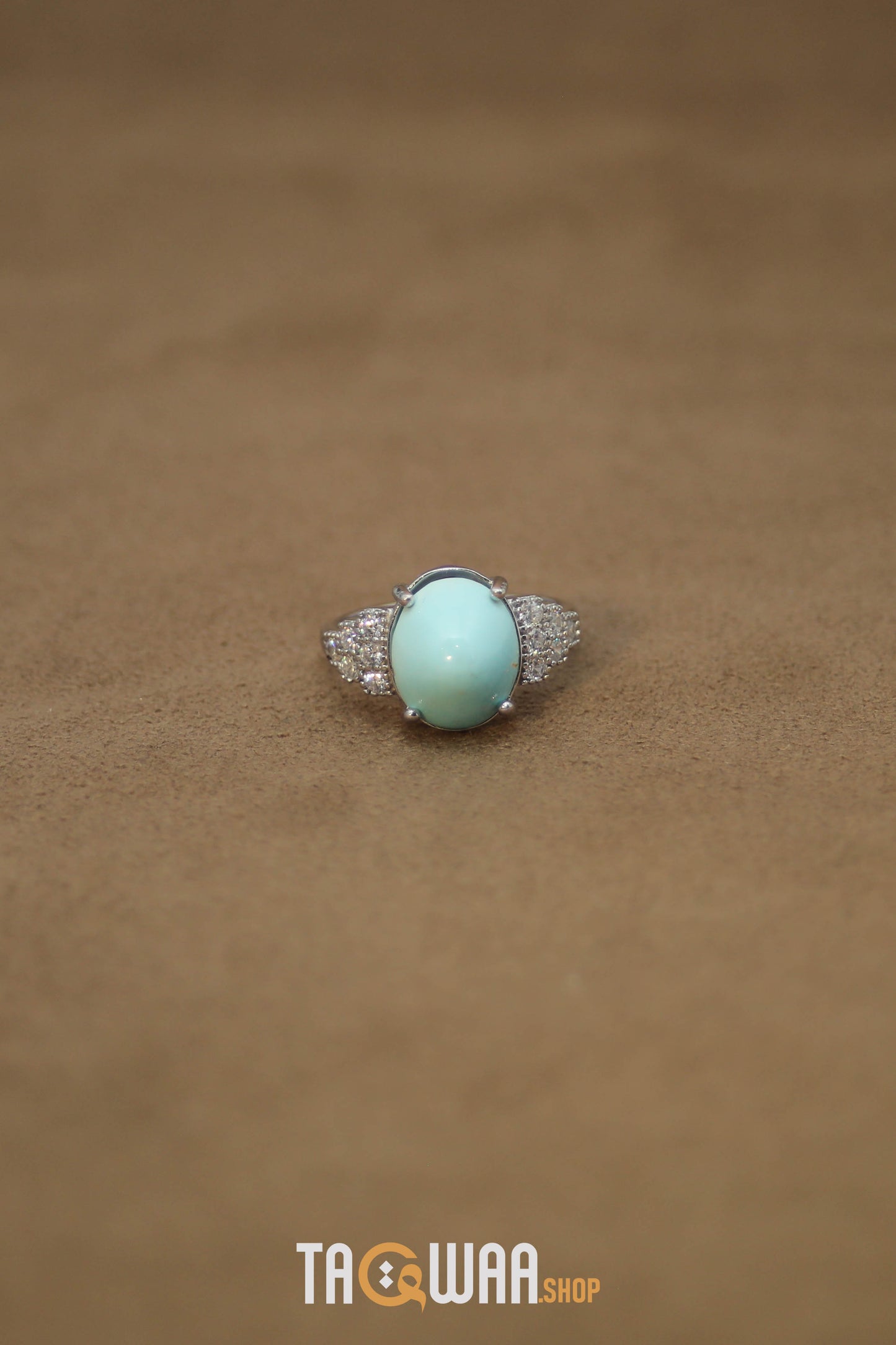 Silver Nishapuri Feroza Ring