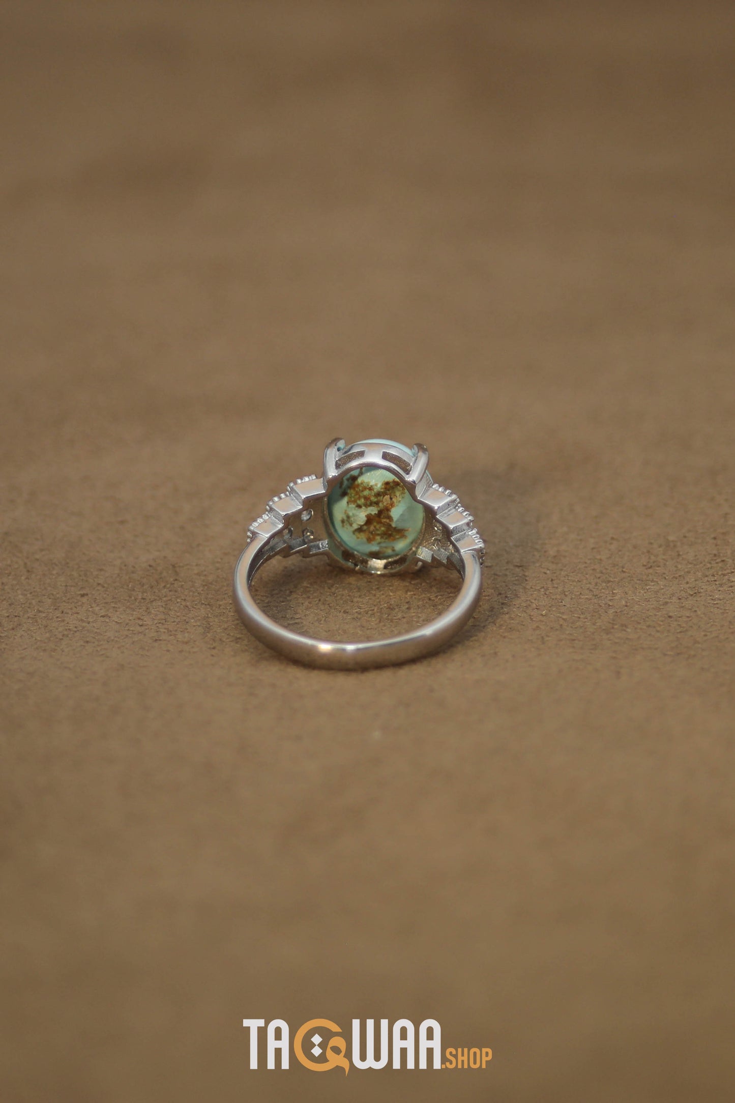 Silver Nishapuri Feroza Ring