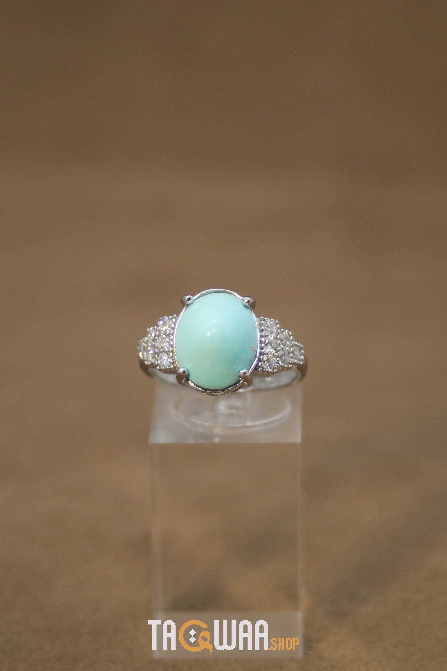 Silver Nishapuri Feroza Ring