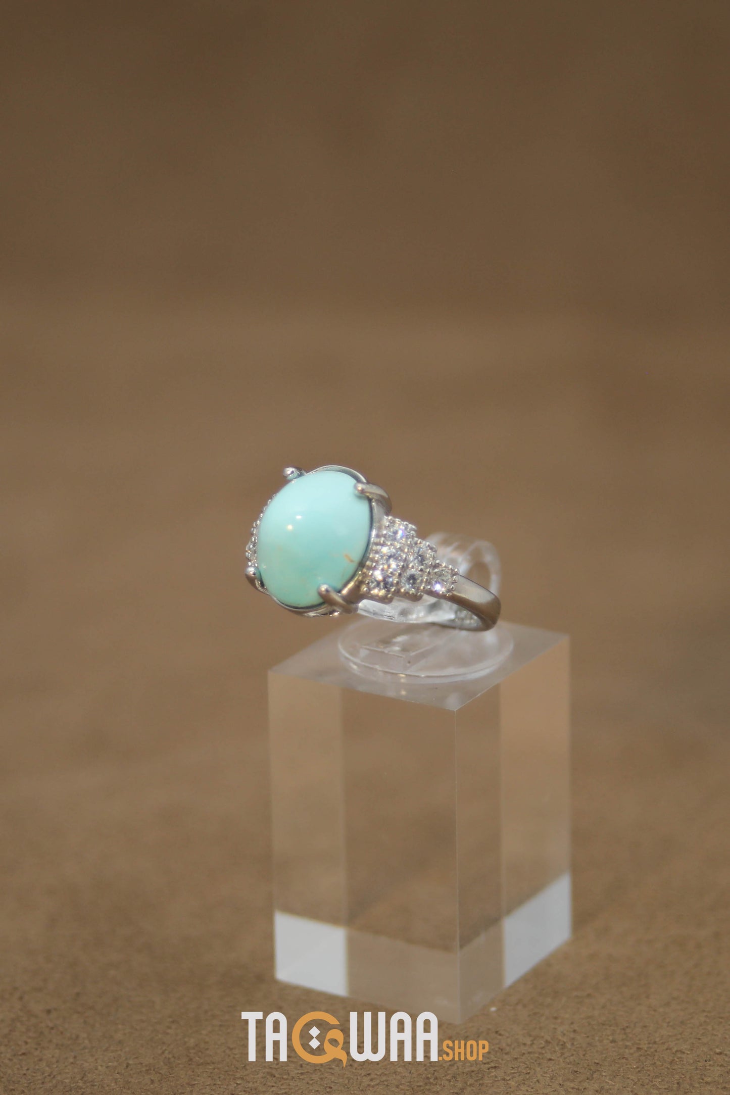 Silver Nishapuri Feroza Ring
