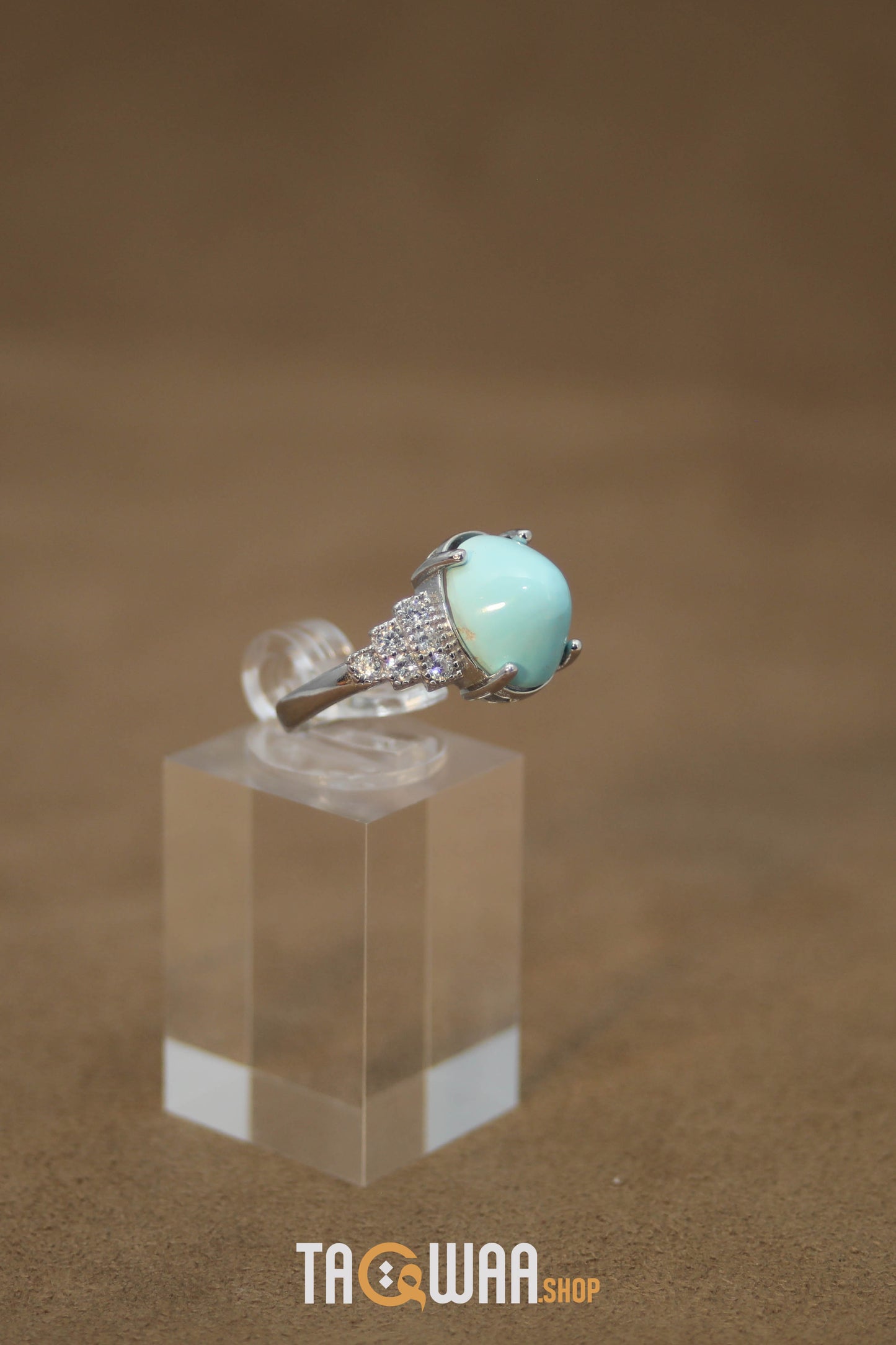 Silver Nishapuri Feroza Ring