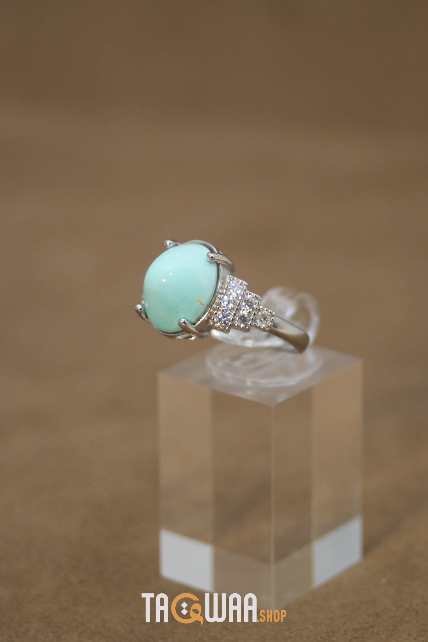 Silver Nishapuri Feroza Ring