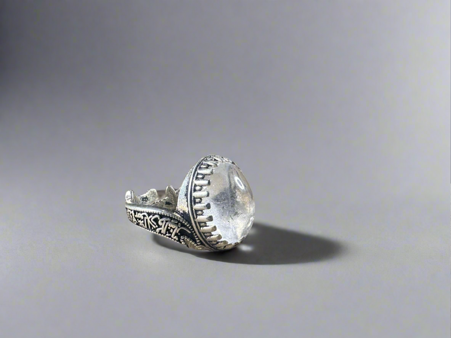 Due Al Najaf Sterling Silver Ring For Men (Free Size)