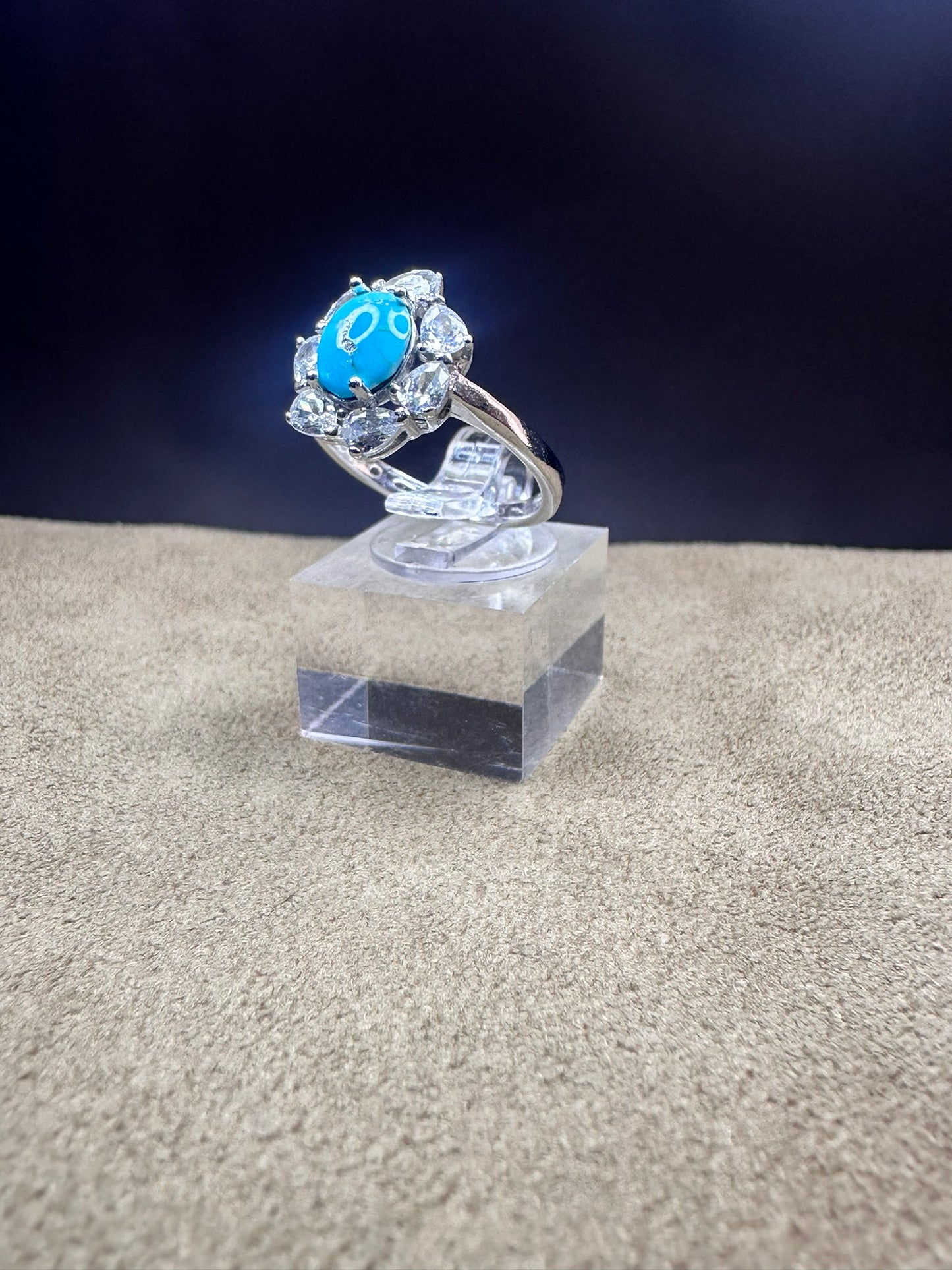 925 Silver Feroza Ring (Women)