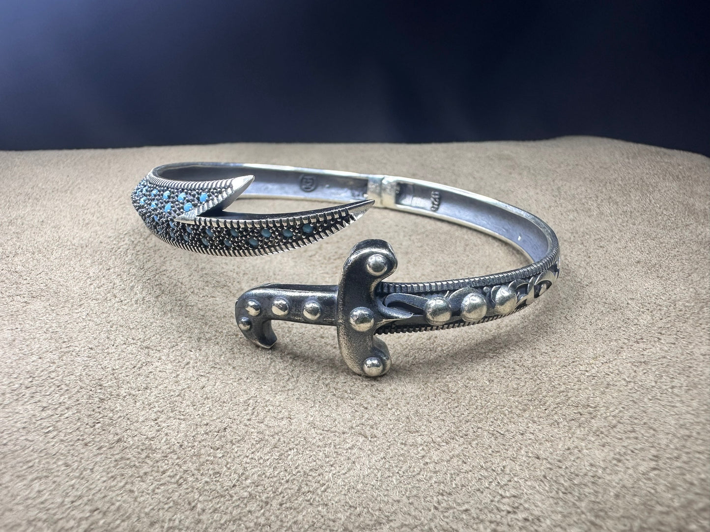 Imam Ali's Zulfiqar Bracelet (925K Silver)