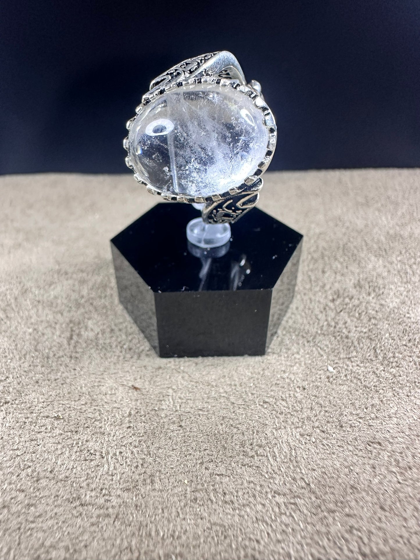 Dur Al Najaf Sterling Silver Ring For Men (Free Size)