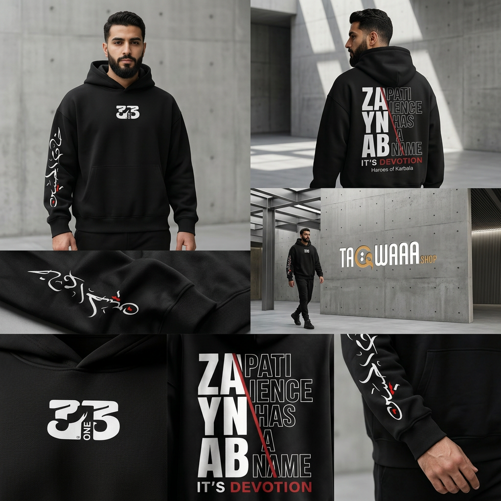 313 Collection – Muharram Hoodie ZAYNAB