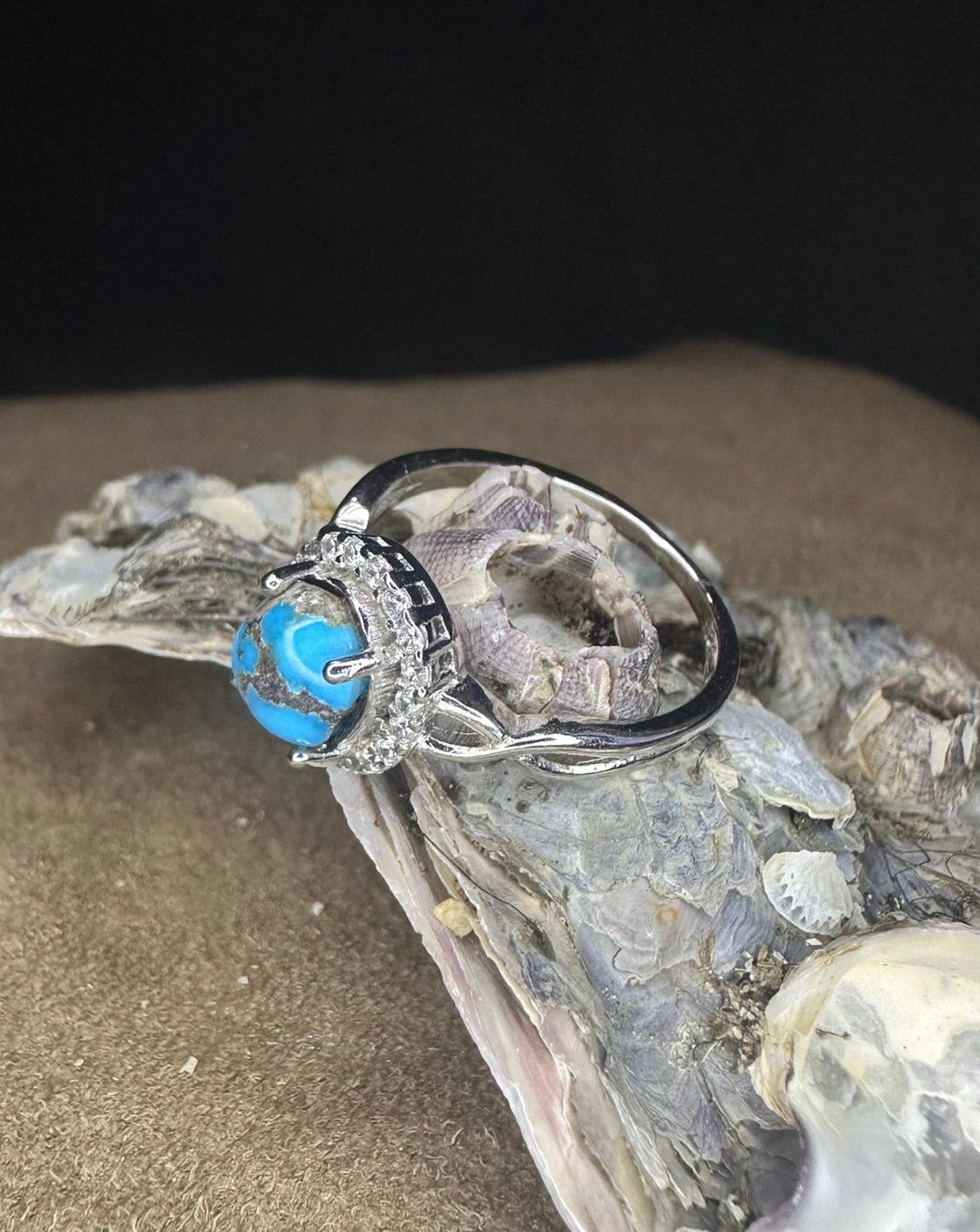 High Quality 925 Silver Feroza Rings (Women)