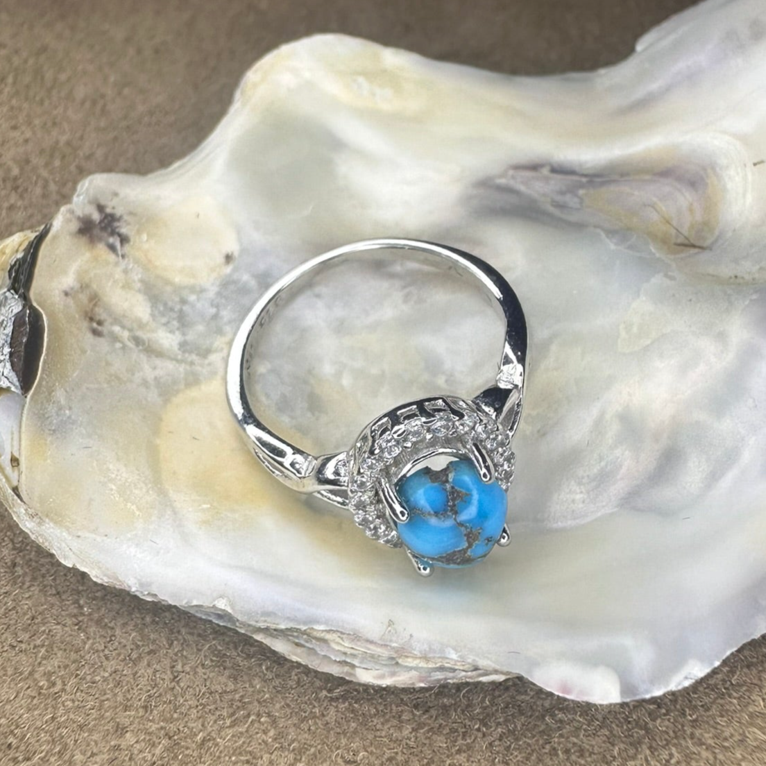 High Quality 925 Silver Feroza Rings (Women)