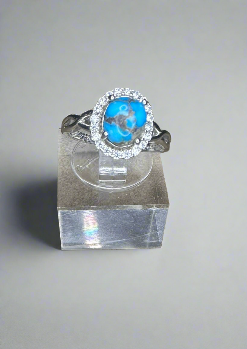 High Quality 925 Silver Feroza Rings (Women)
