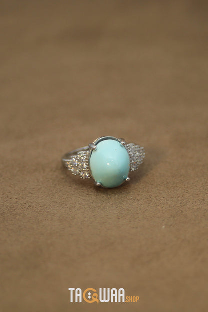 Silver Nishapuri Feroza Ring