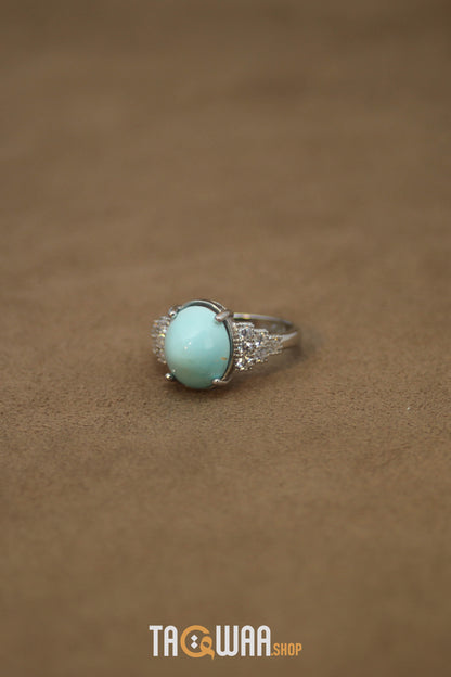 Silver Nishapuri Feroza Ring