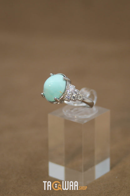 Silver Nishapuri Feroza Ring
