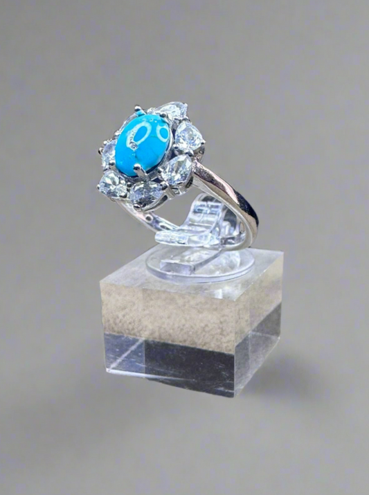 925 Silver Feroza Ring (Women)