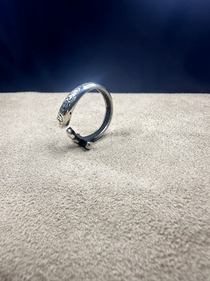Imam Ali's Zulfiqar Sword Ring For Men (Solid 925 Sterling Silver)