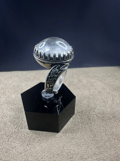 Due Al Najaf Sterling Silver Ring For Men (Free Size)