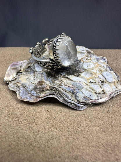 Dur Al Najaf Sterling Silver Ring For Men (Free Size)