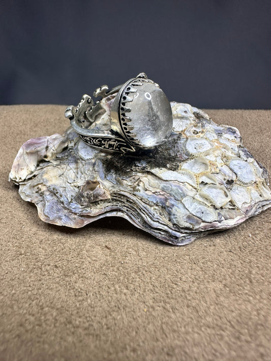 Dur Al Najaf Sterling Silver Ring For Men (Free Size)