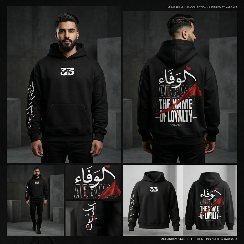 313 Collection – Muharram Hoodie ABBAS