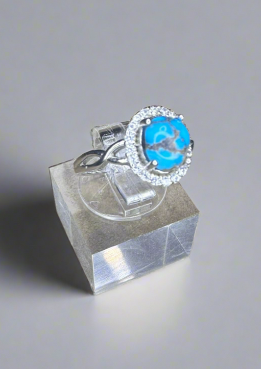 High Quality 925 Silver Feroza Rings (Women)